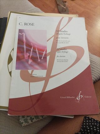 32 Estudios Clarinete - Rose