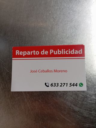 Repartidor de publicidad