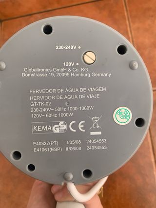 Hervidor agua - Hervidora eléctrica