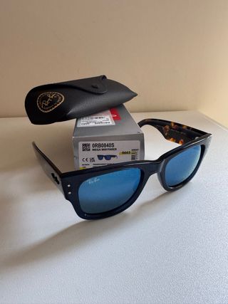 RayBan MEGA WAYFARER, gafas azules