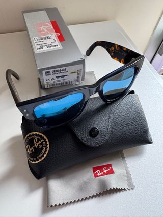 RayBan MEGA WAYFARER, gafas azules