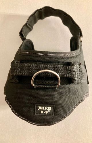 Pettorina Julius-K9 nera, taglia 0 (M / L)