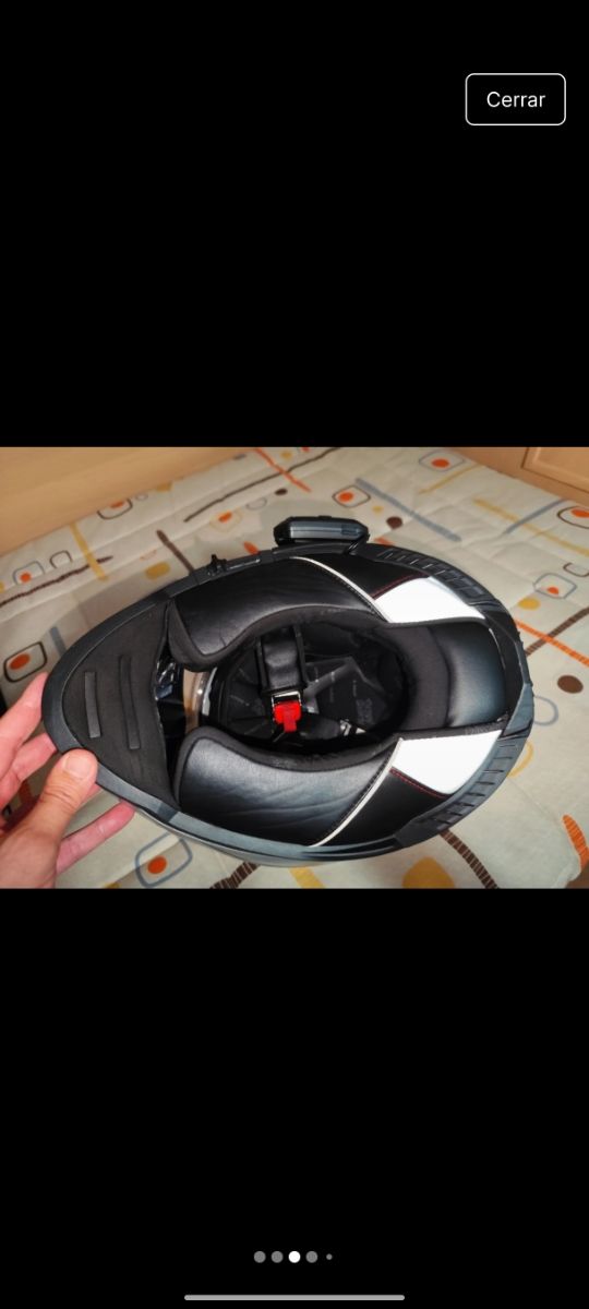 Casco moto LS2 Storm gris