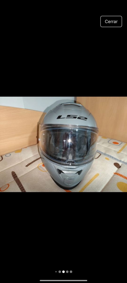Casco moto LS2 Storm gris