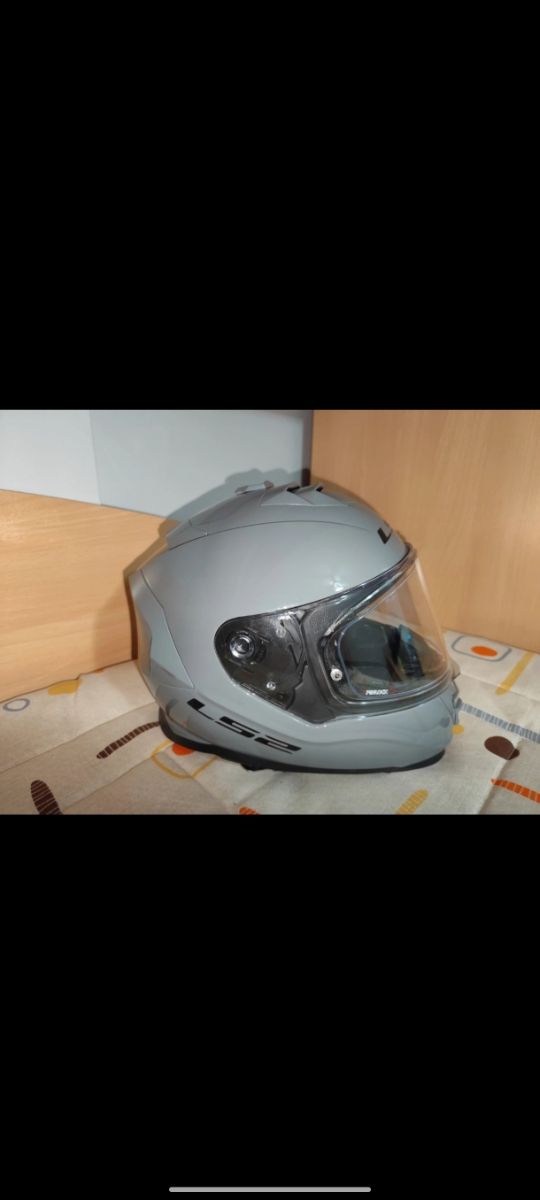 Casco moto LS2 Storm gris