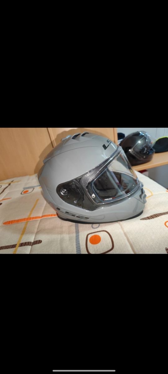 Casco moto LS2 Storm gris