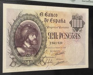 Billete 1000 Pesetas 1940 España