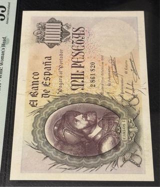 Billete 1000 Pesetas 1940 España