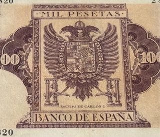 Billete 1000 Pesetas 1940 España