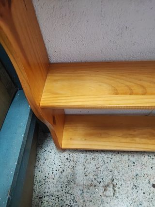 Estantería madera 3 baldas