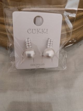 Pendientes CUKKI perlas circonitas