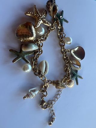 Pulseras perlas & metal