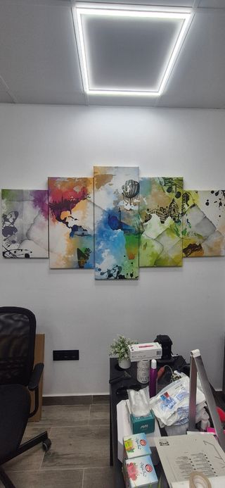 Cuadro 5 piezas - Multicolor