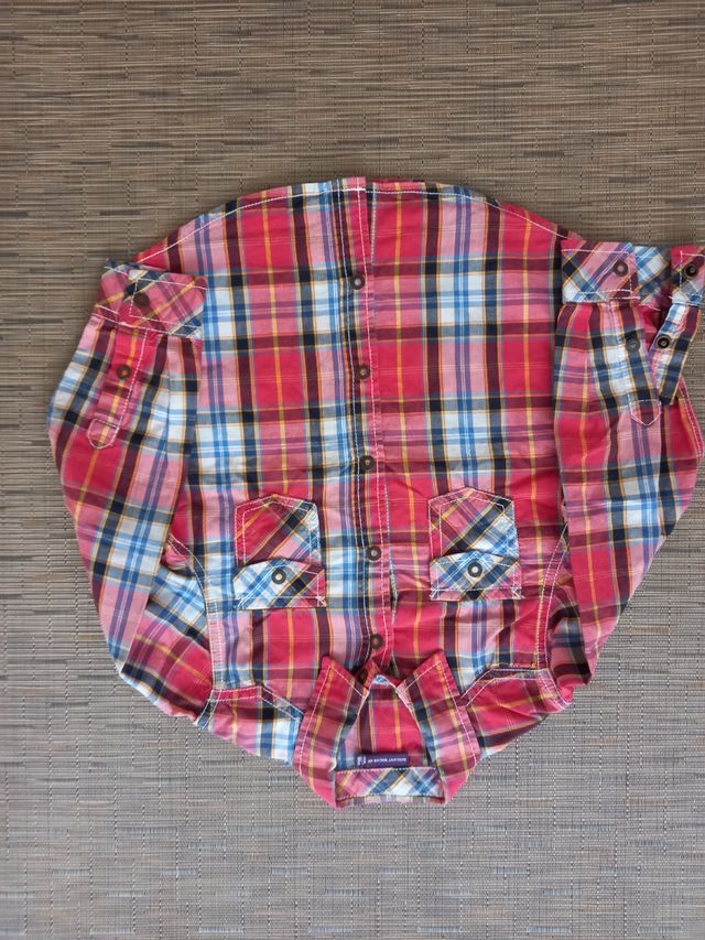 Camisa cuadros niño - roja