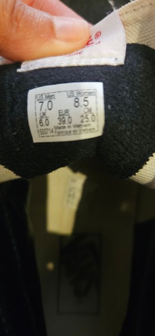 Vans Sk8-Hi Negras - T38 y T39