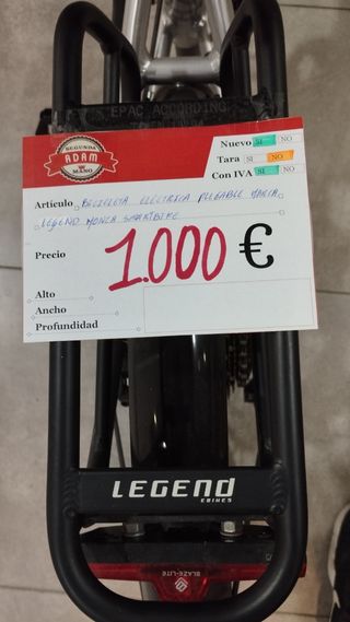 Bicicleta eléctrica plegable