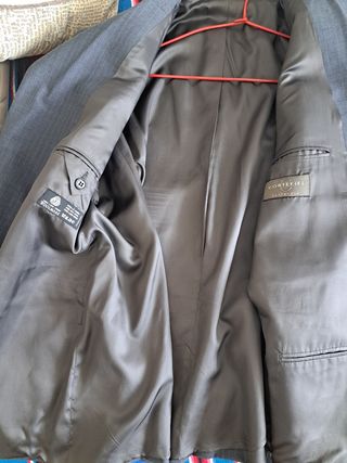 Chaqueta traje gris caballero