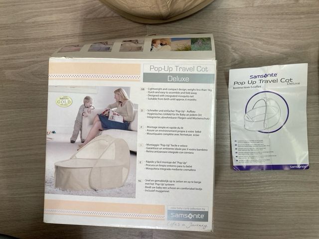 Cuna viaje Samsonite plegable