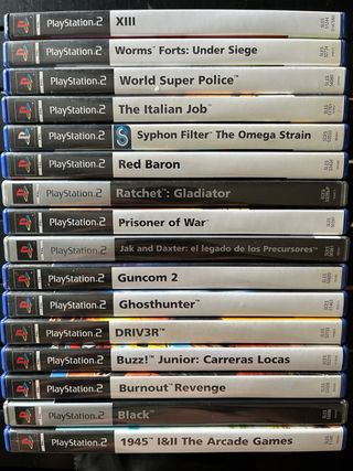 Juegos PS2 8€/unidad