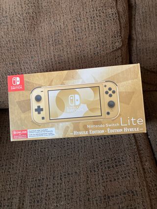 Nintendo Switch Lite Hyrule Zelda Edition Dorada