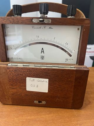 amperometro d’epoca analogico