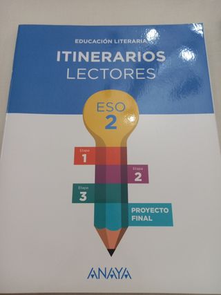 Libros de lengua de 2 ESO. Editorial Anaya.
