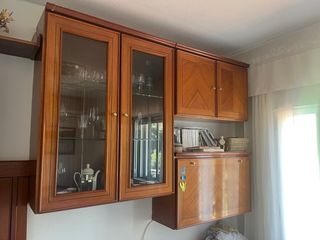 Mueble salón 4 módulos madera