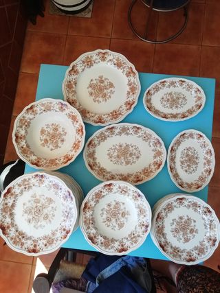 Vajilla porcelana vintage