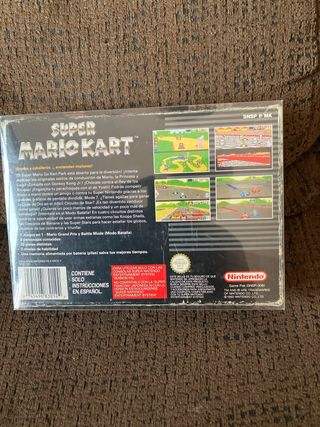 Super Mario Kart SNES PAL