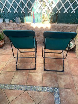 2 Tumbonas Plegables
