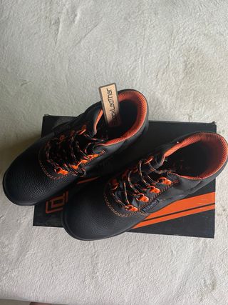 Botas Seguridad BlackLeather - Negras/Naranjas