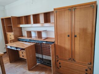 Cama nido + armarios madera