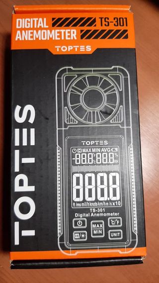 Anemómetro digital portátil