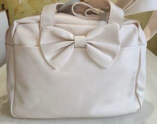 Bolso beige carrito bebé