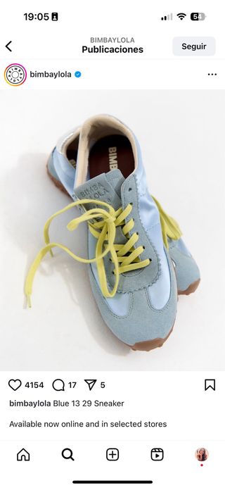 Zapatillas Bimba y Lola Azul