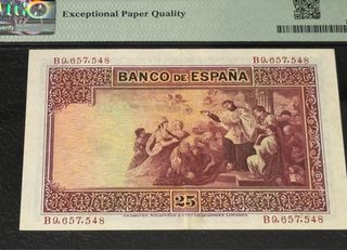 Billete 25 Pesetas España 1926