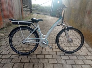 Bicicleta con pedaleo asistido eléctrico 