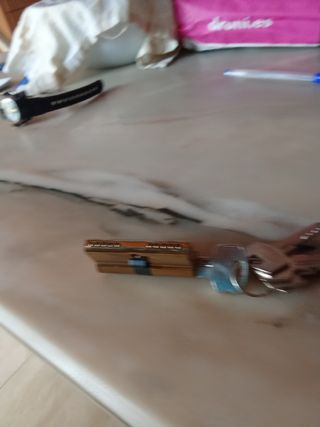 Bombín seguridad + 5 llaves