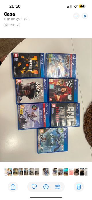 Jogos PS4 (PlayStation 4) - 7 Jogos