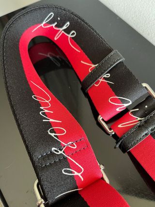 Correa bolso Desigual negra-roja