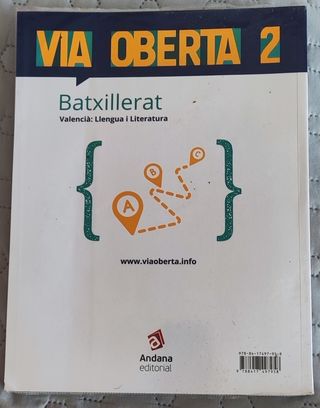 Via Oberta. Valencià. Segon de batxillerat: Val...