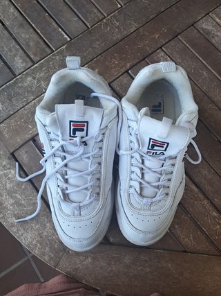 Zapatillas Fila blancas