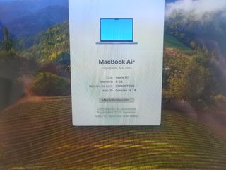 MACBOOK AIR M3 8/512 COLOR MEDIANOCHE (MIDNIGHT)