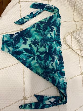 Braga bikini azul y verde