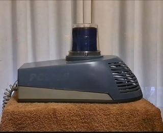 Luz estroboscópica vintage policía con sirena
