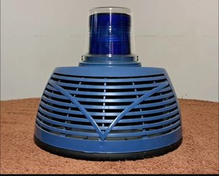 Luz estroboscópica vintage policía con sirena