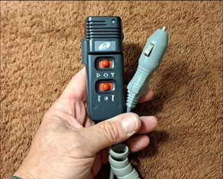 Luz estroboscópica vintage policía con sirena