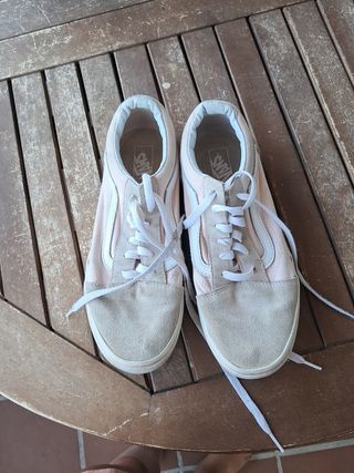 Vans Old Skool - Rosa y Beige