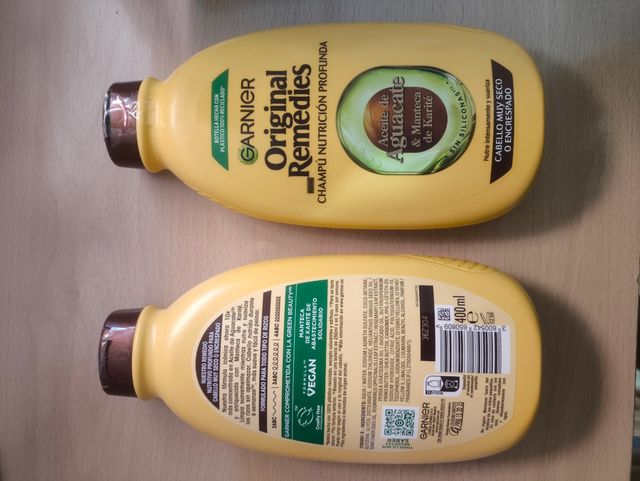 Champú Garnier Original Remedies Aguacate