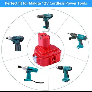 Batería Makita 12V - Roja
